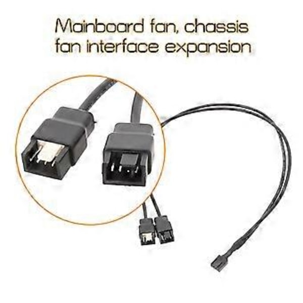 4-Pin Y Splitter Kabel 4-Pin PWM Hun til 4-Pin CPU PC Kabinet Blæser Adapter Kabel