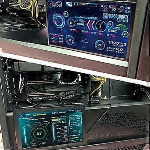 7 tuuman 1024X600 IPS LCD-näyttö Lämpötilan CPU GPU SSD Valvonta Toissijainen näyttö AIDA64:lle