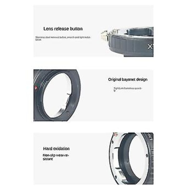 Adapterring til LM-serie bajonetobjektiv til Fuji Micro-single Xt1