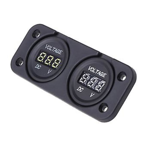 LED Digital Display Voltmeter Bil Motorcykel Spændingsmåler Panel Meter Spændingsmåler Volt Detektor Tester Monitor Paneler