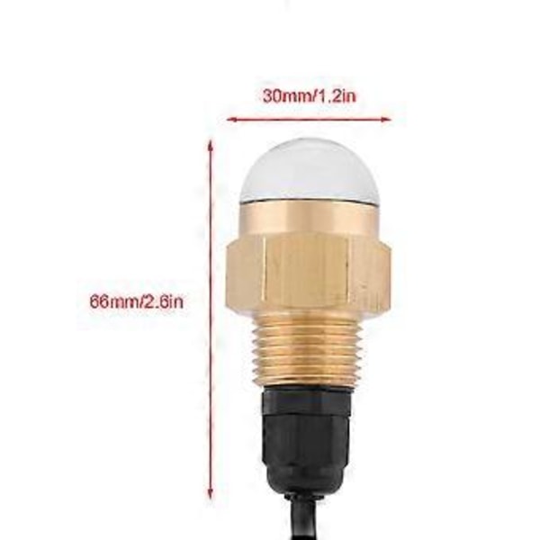 Undervandslampe, Marine Båd 12V Messing Aftapningsproplyslampe Undervandslys Bedst i sin Klasse