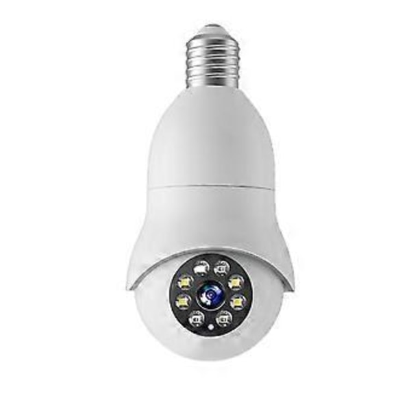 Mini Glödlampa Inomhus Kamera Tvåvägssamtal Babyvakt Hemövervakningskamera