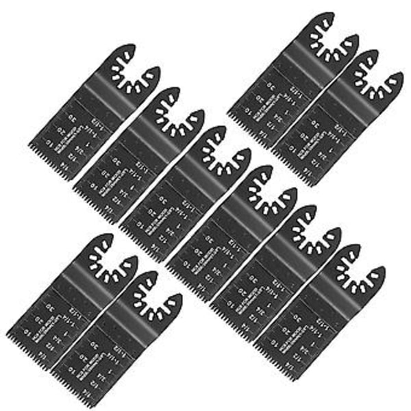 10 st Oscillerande Multiverktyg 35mm Sågblad Högkolstål Sågblad Grova Tänder