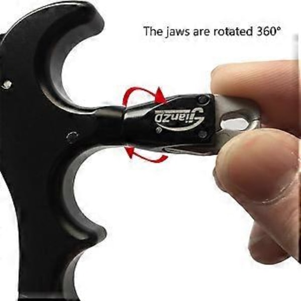Jianzd 360 Graders Rotation Compound Bow 4 Finger Release Aluminiumhjälp