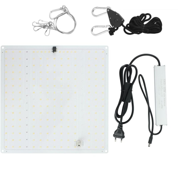 850W LED Vekstlys Vekstpanel Spektrum Phyto Lampe for Innendørs Planter Planteblomster Hydroponisk System EU-plugg