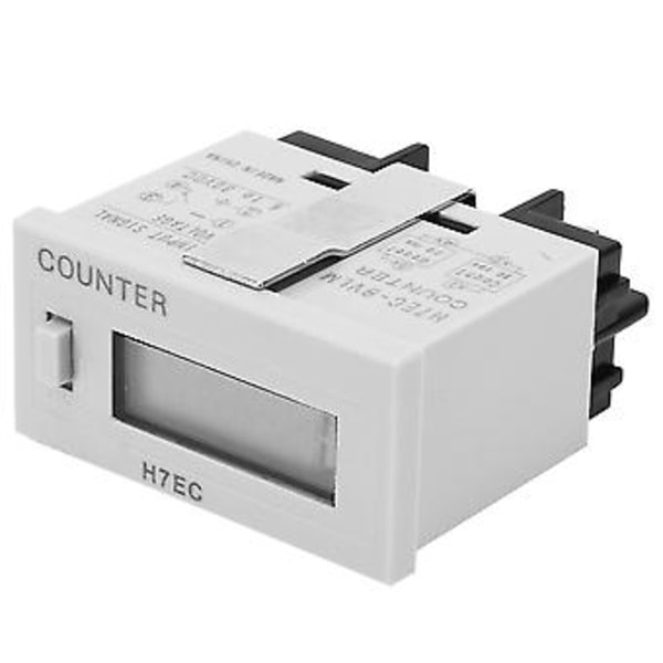 Digital Elektrisk Tæller Totalisator med Spændingsinput 6-Cifret LCD-Display (DC 6-30V)