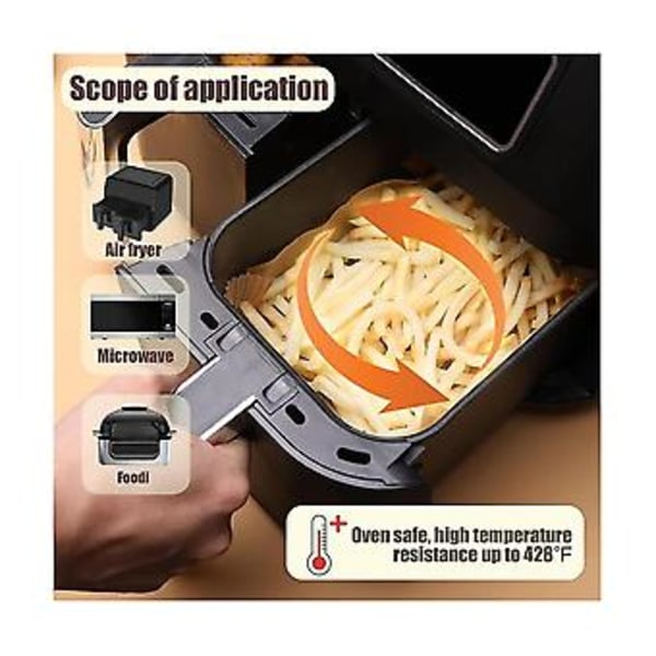 Rektangulära Insatser för Dubbla Korgar, Bakplåtspapper, Non-stick Bakplåtspapper