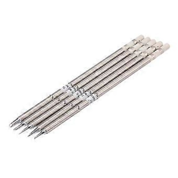 5 kpl/erä sarjan juotoskolvin kärkiä T12-kahvalle DIY-sarjoille LED-värinäkytkin lämpötilansäädin FX951 FX-952