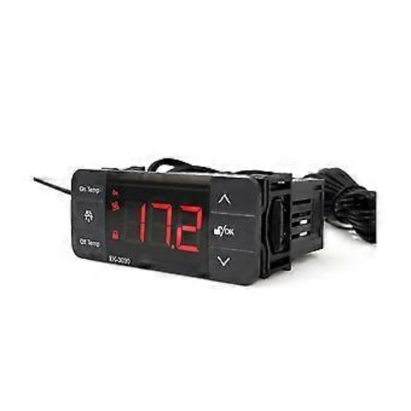 Ek-3030 Digitaalinen lämpötilansäädin 220 V Termostaattianturi Jäähdytys Sulatustermostaatti