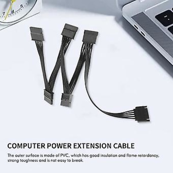 15 Pin Sata Extens Drev Kabel 1 Til 5 Fe Splitter Adapter Kabel
