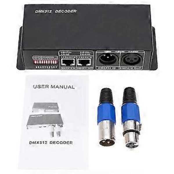 Dmx512 Dekoder Led Dimmer Driver Rgbw Kontroller -512 4 Kanaler Dekoder Kontroller Dimmer for Rgbw