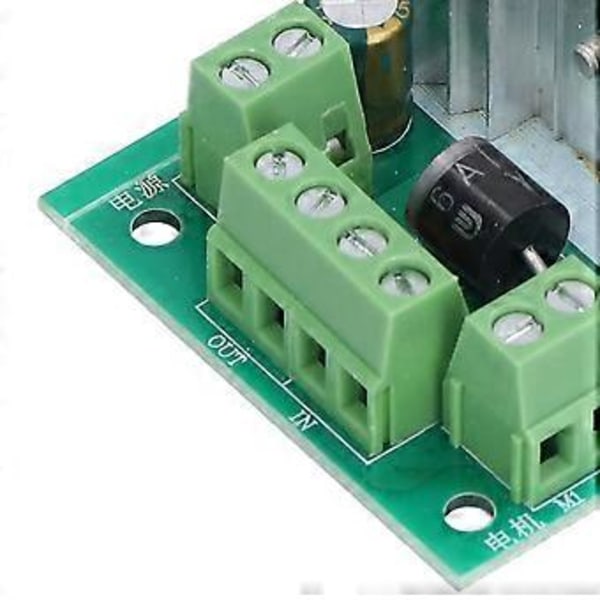 DC Motorvarvtalsregulator PWM-teknik Hög Konverteringseffektivitet Brett Varvtalsområde Motorströmbrytare 10-30V
