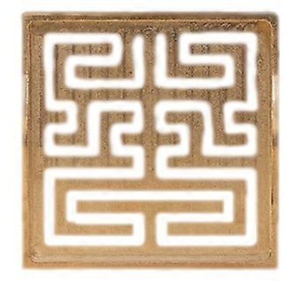 Røgelsesstempel Værktøj Firkantet Dobbelt Øre Røgelsesstempel Model Røgelsesbrænder Te Stue Kontor Tempel Ornamenter C