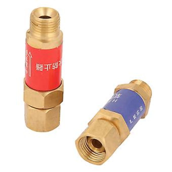 1 Par Syre Acetylen Backventil Flamspärr Flamstopp M16*1.5 HF2