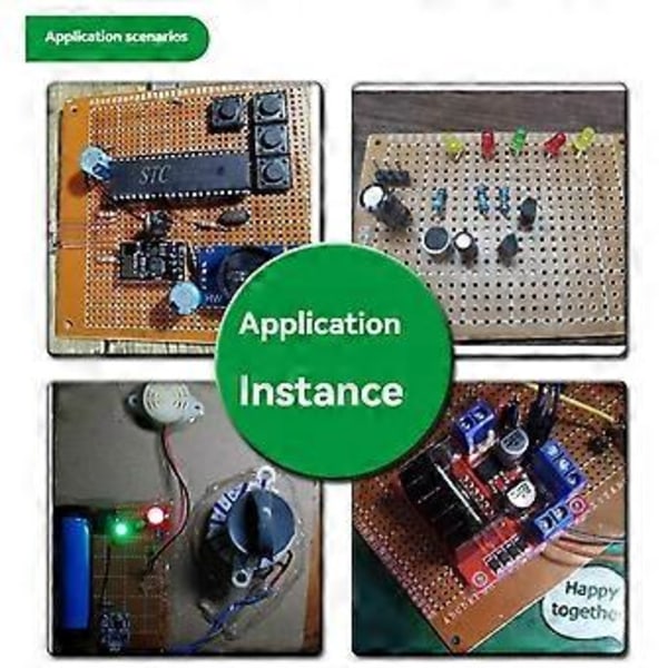 30 st Prototyp PCB Universalkort 5x7cm Enkelsidig Kretskort DIY Elektroniksats