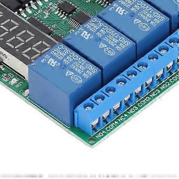 Kehityskortti 4-kanavainen viiverele LED-digitaalinäyttö DC 12V SCM MCU:lle