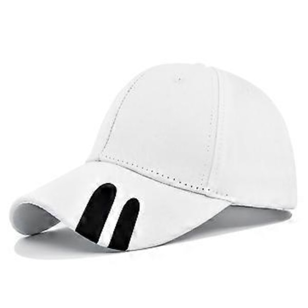 Baseballkasket med graffitiprint, koreansk print, sort hat, studenterhat med bred skygge, buet skygge