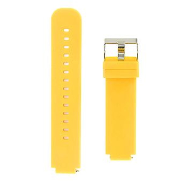 Ersättningsarmband Justerbar Storlek Mjukt Silikon Armbandsrem för Watch 2 A1807 Verge 2 Gul