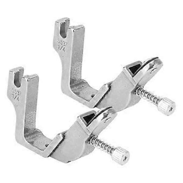 2 stk. Elastisk trykfod symaskine, helt metal S537 trykfodstilbehør (1/4)