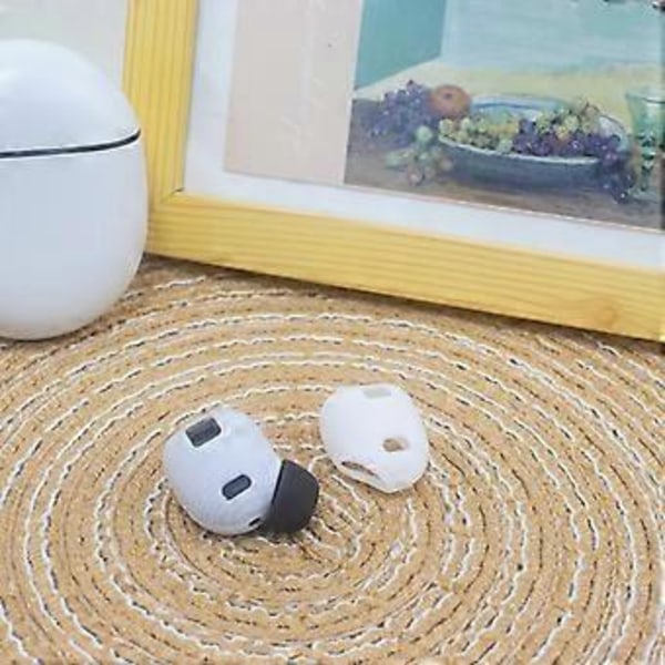 Myk Silikon Ørepropp Etui for Pixel Buds Pro Sklisikker Øreplugg Ørepropp Deksel