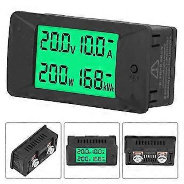 Energimåler LCD Digitalt Display Spenning Strøm Strømforbruk Monitor DC 5-12V PZEM025