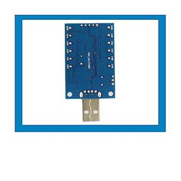 Stm32f103c8t6 USB-gränssnitt 10 Chl 12bitars AD-samplingsdatainsamling Stm32 Uart-kommunikation
