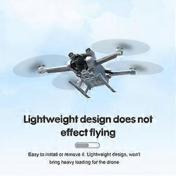 Tib Landningsställ för Dji Mini 3 Pro Höjdökande Stativfäste Anti-fall Buffert Träningsram för Dji Mini3 Pro Tillbehör