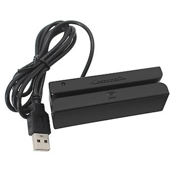 Msr90 USB Magneettikortinlukija Kortinlukija Raita 3 Raitaa Mini Swiper USB PC:lle