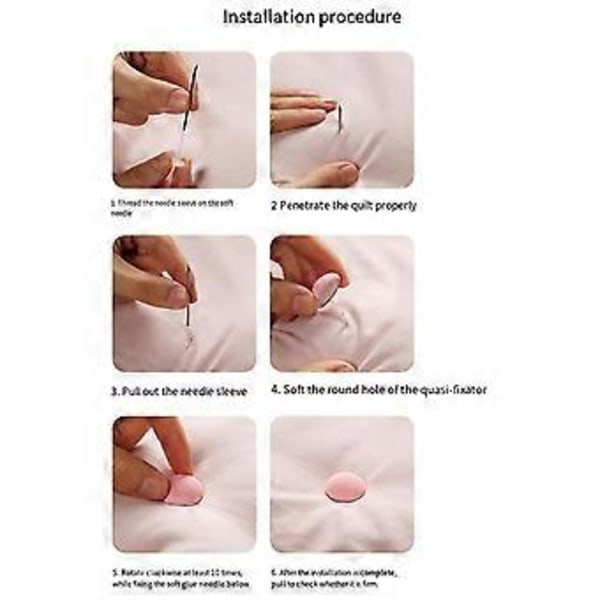 Peittopussin Kiinnitysklipsi, Peittoklipsi, Peittopussin Klipsineula, Vuodevaatetarvikkeet, Sopii , Tyynyihin, Verhoihin