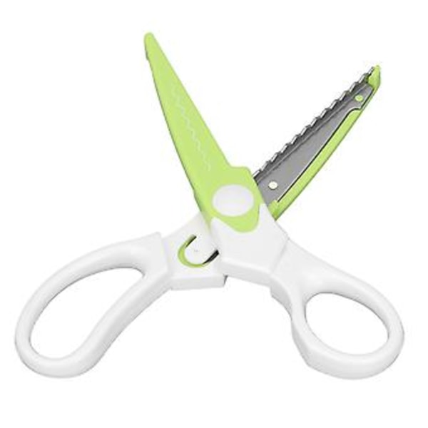 Morsom og sikker hobby: 5 i 1 dekorative kantsakser med utskiftbare blader for barns DIY-prosjekter