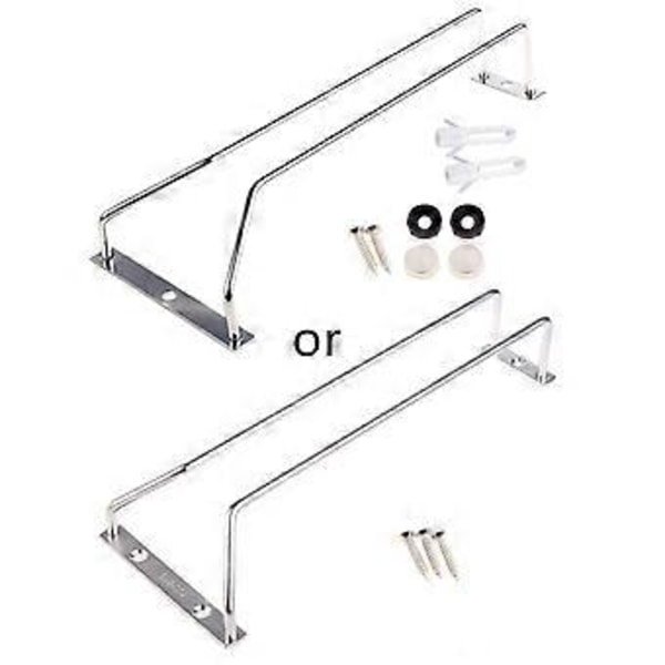 27CM Vinglas Rack Hængende Glas Holder Under Skab Hjemmebar