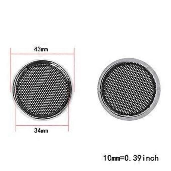 Bilhøjttaler Gitter Mesh Cover Grill Cover Beskyttelsesskærm Bil Audio Subwoofer Udskiftning Mesh Net Højttaler Tilbehør
