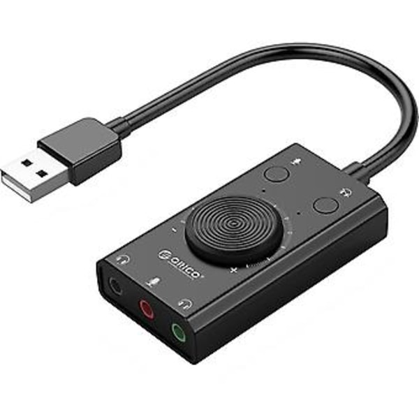 Sc2 - Ekstern USB Lyd USB O Adapter Et Drive - Lyd For Bærbar Stasjonær Datamaskin