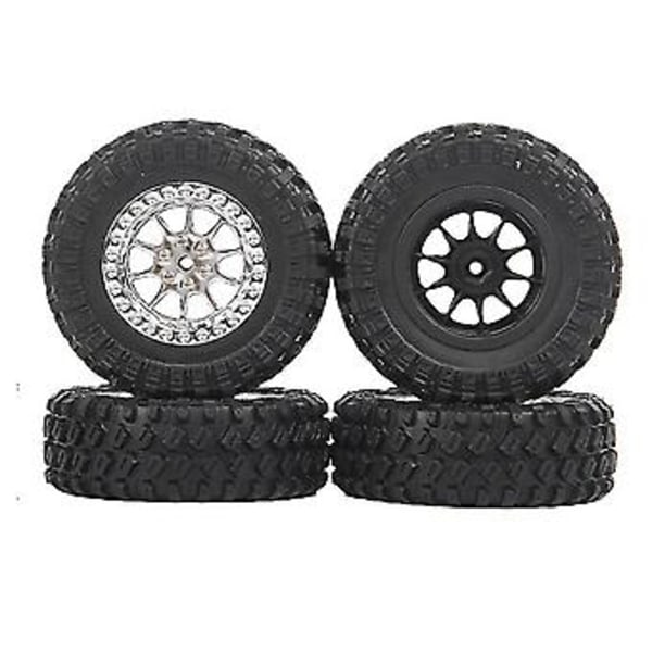 4 stk. 70 mm Dæk Hjul Til Mn D90 D99s Mn-90 Mn91 Mn98 Mn99s C14 C24 C34 B14 B24 Rc Bil Opgradering