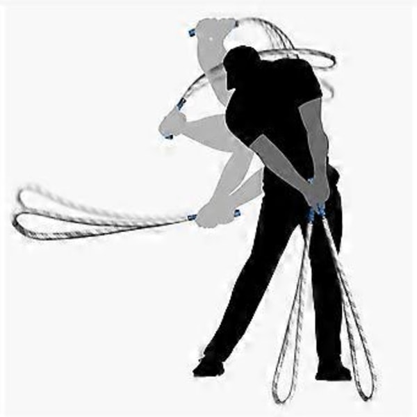 Swing Trainer, Golf Swing Trainer -apuvälinesetti lämmittelykeppi ja käsivarsihihna voimaharjoitteluun ja oikean otteen asentoon
