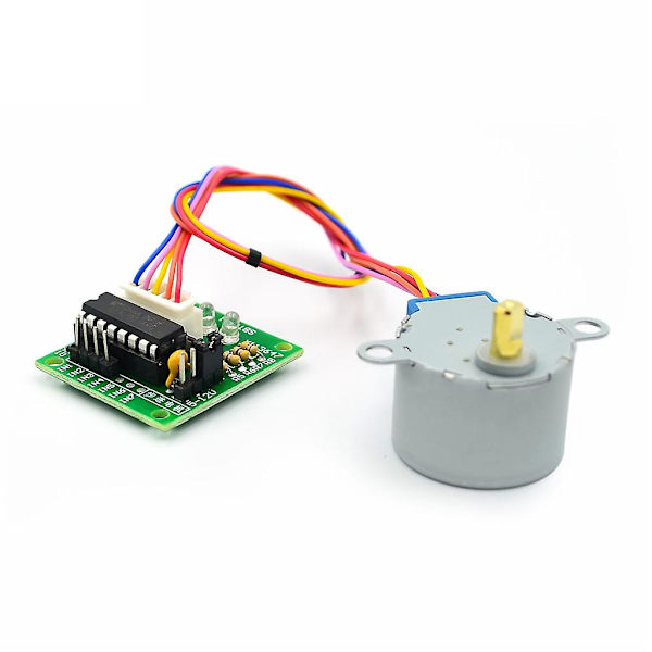 28byj-48-5v 4-faset skridtmotor + Uln2003-drivmodul 1/64 reduktionsforhold