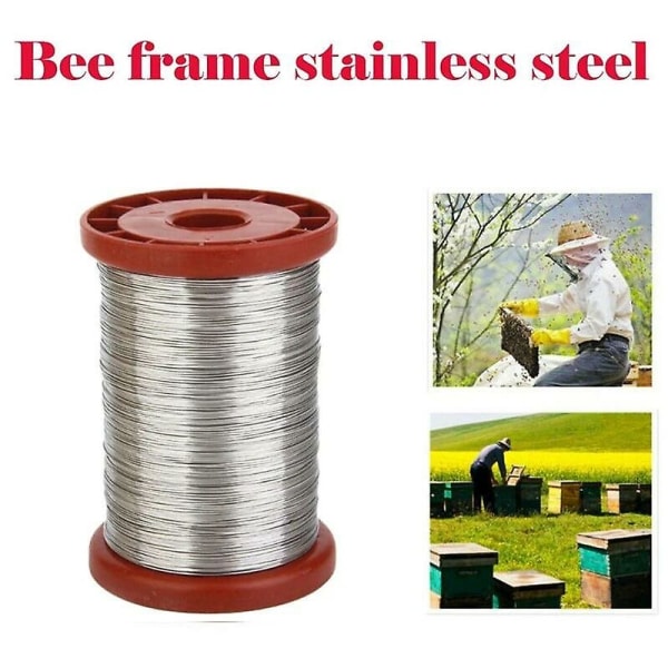 1 rulle 0,5 mm 500 g rostfri ståltråd för biodling bikupa ramar verktygsramar bikupor bin utrustning biodling