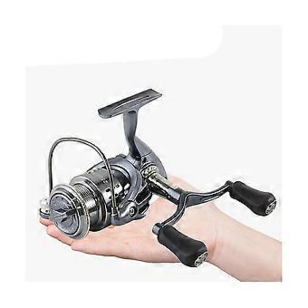 Reel Fishing 2500s 6.4:1 Spinnehjul Dobbelt Håndtag Greb Fiskegrej Fiskeshjul