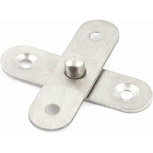 5716mm Längd 360 Graders Rostfritt Stål Kulled Pivot Centergångjärn Set, 1st