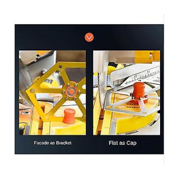 Linjal Skärmaskin Bordsågsjustering Med Magnetisk Hexagonal Linjal i Aluminiumlegering Guld