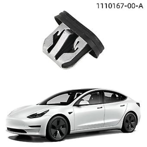 Kestävä puskurin kiinteä solki lehtilevyn vuoraus Model 3 2020-2022 1110167-00-A