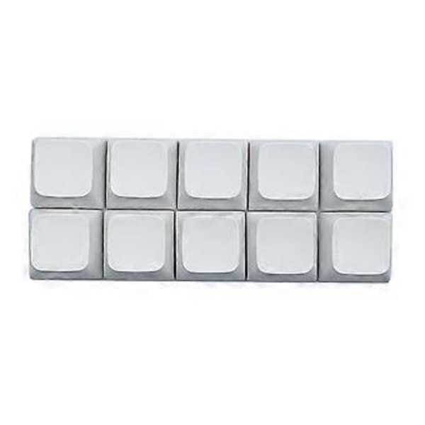 10 stk. PBT Blank DIY Keycap Mekanisk Tastaturinstallasjon 1U 1X XDA Profil Uten Trykk Keycap Sett for MX Brytere