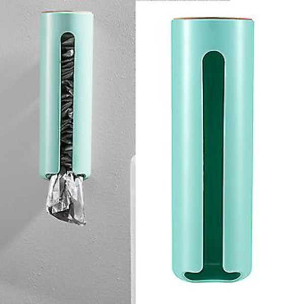 Søppelpose Dispenser Søppelposeholder Veggmontert Baderom Kjøkken Søppelpose Dispenser Organizer Sporløs Sugekopp