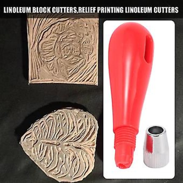 Linoleumsnittset, 2 set kompatibla för linoleumsnitt och hantverk, DIY-hantverk