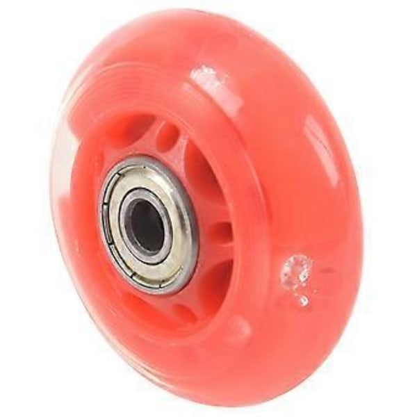 1 par 8 mm dia. 608zz leje inline scooter rulleskøjtehjul rød