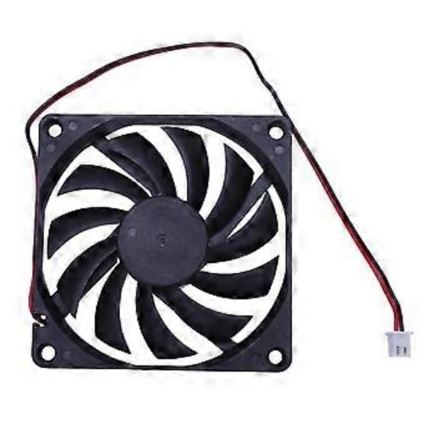 80mm 2-Pin Kontakt Fläkt För Datorchassi CPU ER Radiator