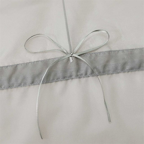 Romersk rullegardin Loop gardiner Køkken romerske rullegardiner Gennemsigtig rullegardin Loop gardiner Moderne Voile Grå BxH 80x155cm 1 stk
