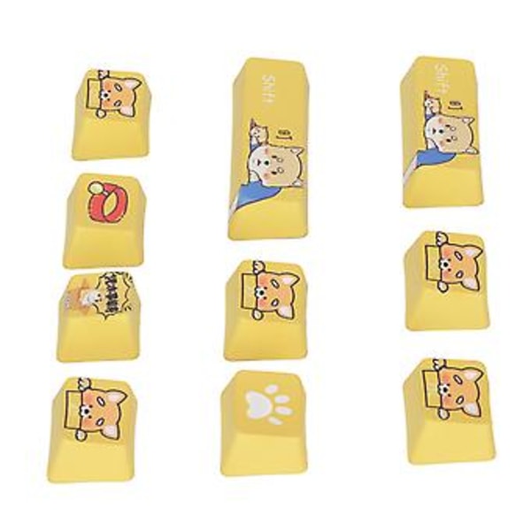 PBT Keycaps 10 st Anpassade Tangentbordstangenter PBT Mekaniska Tangentbordstangenter Anpassade Tangentbordstangenter Snabb Respons