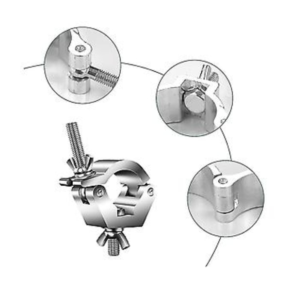 4-pak Sta S Legerings Truss, Til Rør / Rør Udv. Diameter 28mm-36mm Til Par S S