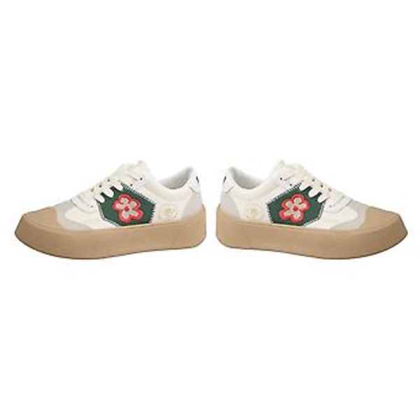 Naisten kangaskengät, rennot, mukavat, muodikkaat, platform-lenkkarit jokapäiväiseen käyttöön, beige, 38